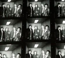 JON BON JOVI 8.5x11" BLACK & WHITE CONTACT SHEET PHOTO BW PROOF METAL ROCK B&W B
