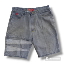Vintage Machine Jeans Co. Denim Baggy Shorts-Size 40-Gray Wash-Y2K-Skater-Jorts