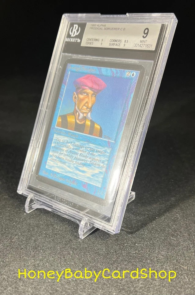 MTG Limited Edition Alpha 1993 Prodigal Sorcerer BGS 9.0 MINT Old School 93/94 - Image 3 of 4