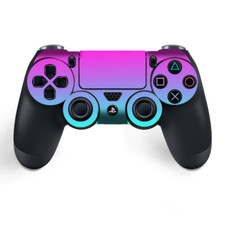 Skins Decal Wrap for PS4 / PS4 Pro Controller - hombre pink purple teal gradient