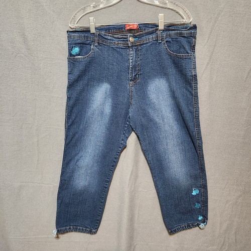 Rare Apple Bottoms Capri Size 18 with Drawstring at Leg Opening