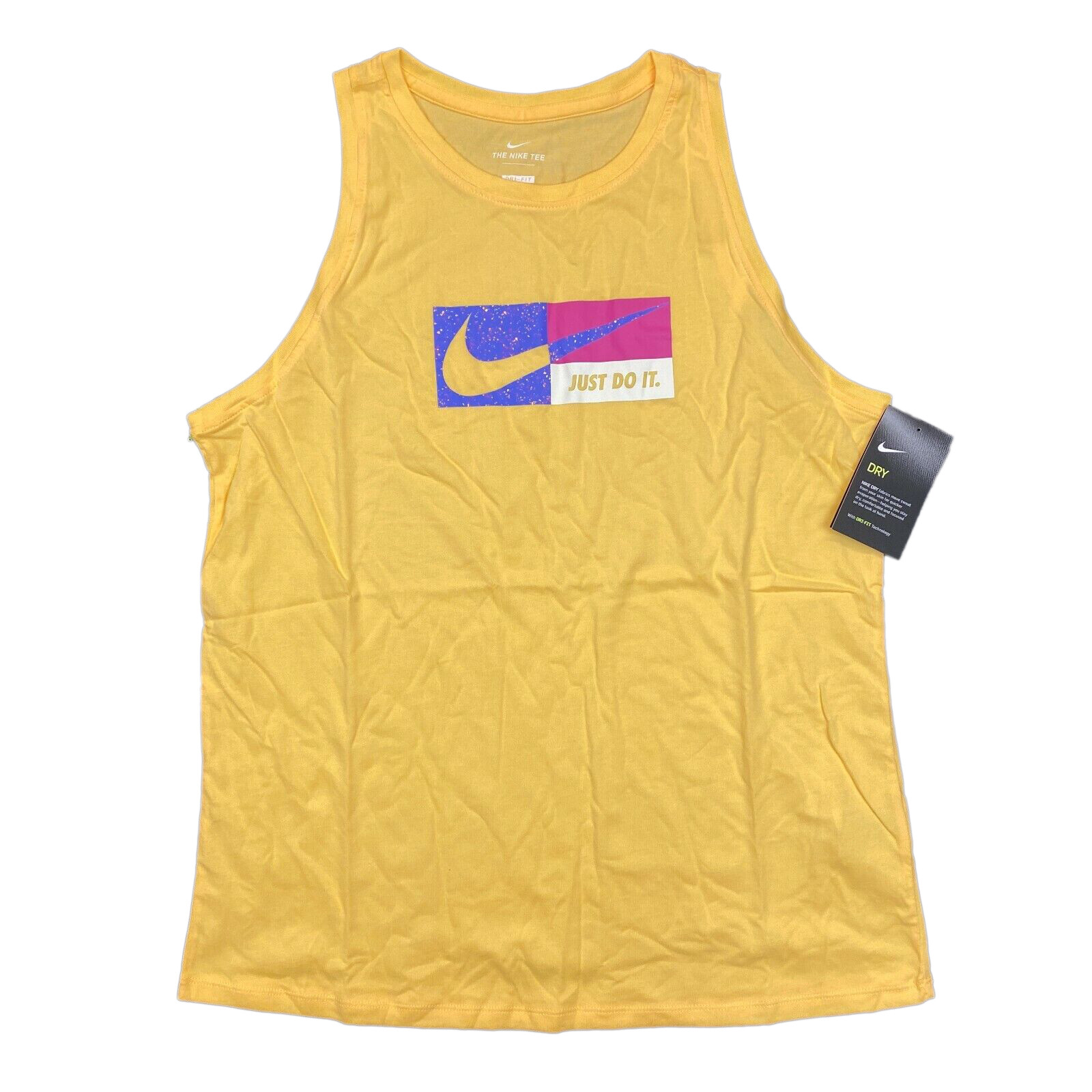 Женская тренировочная майка Nike Topaz Gold Dri-Fit Icon Clash