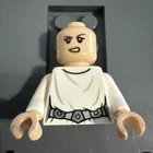 LEGO Minifig Star Wars Princess Leia white Dress SW1036 75244 Torso & Head ONLY