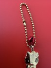 Vintage Rare Unique Hello Kitty And Airplane Bag Charm Keyring Keychain — photo 4