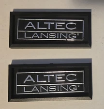 Altec Lansing grill badges- vintage original