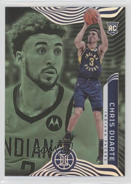 2021-22 Illusions Rookies Trophy Collection Emerald Chris Duarte Rookie RC 05v0