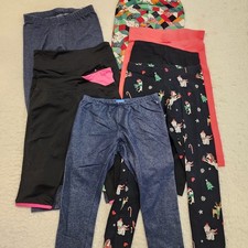 8pc Girl Legging Pant Capri Active Athleisure Everyday Mix Casual Play Stretch