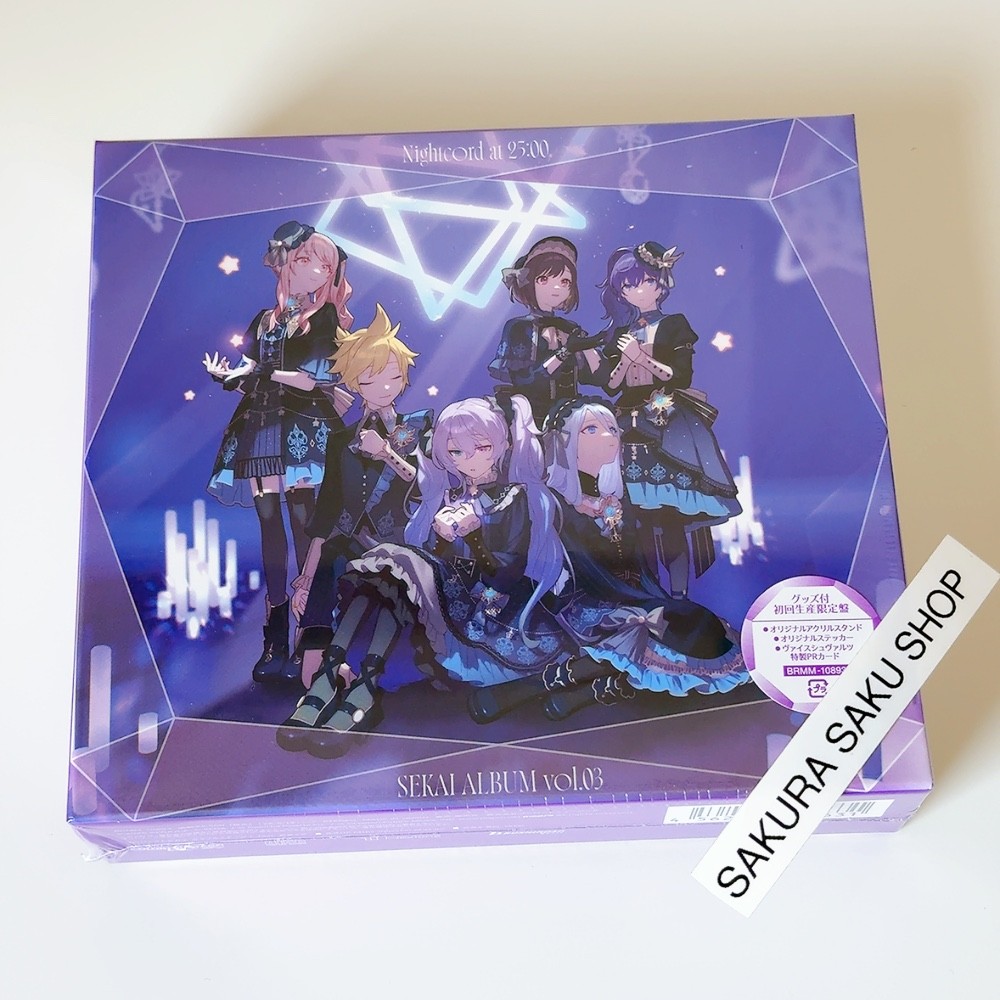 Nightcord at 25:00 SEKAI ALBUM vol.3 CD Limited w/ Goods HATSUNE
