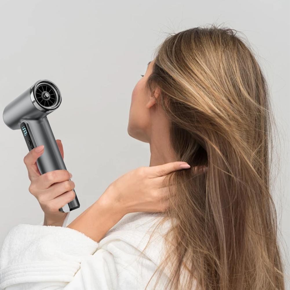 Cordless Hair Dryer,2600 mAh*6 Rechargeable Battery Hair Dryer