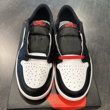 Jordan Air Jordan 1 Retro Low OG Black Toe Wh...