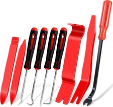 9 Pcs Auto Trim Removal Tool Set - Plastic Pry Tool Kit Car Door Panel Window C