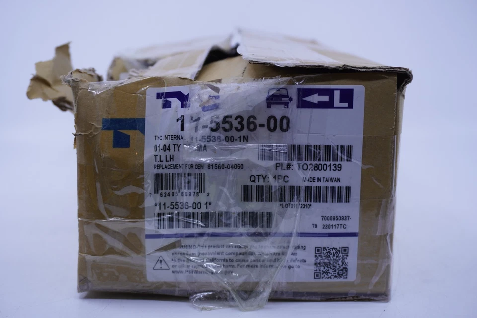 2001-2004 TOYOTA TACOMA Tail Light Tail Lamp Left TYC 11-5536-00-1N - Image 4 of 4