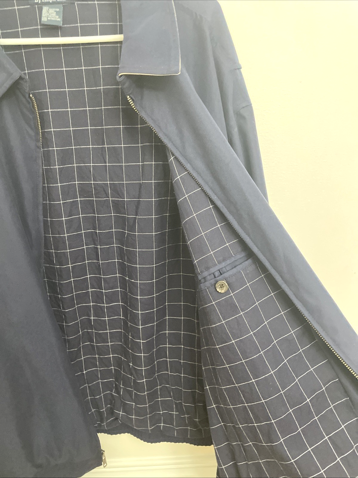 Polo Ralph Lauren giacca uomo taglia 3XB blu navy marrone pony classico grande e alto