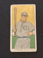 1909-11 T206 Heinie Zimmerman Chicago Cubs Piedmont 350/25