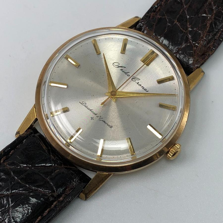 Seiko Chronos 1962 Vintage Hand-Wound Gold Plated Watch Ref Seiko Chronos 1962 Vintage Hand-Wound Gold Plated Watch Ref