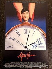 Griffin Dunne Signed After Hours - 12x18 Movie Poster Griffin Dunne Signed After Hours - 12x18 Movie Poster