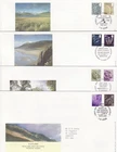 GB Stamps First Day Cover X 4 Regional Definitives W,S,NI,EN 50p and 81p 2008