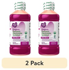  2 pack Parent's Choice Organic Electrolyte Solution, Wild Berry, 33.8 fl oz