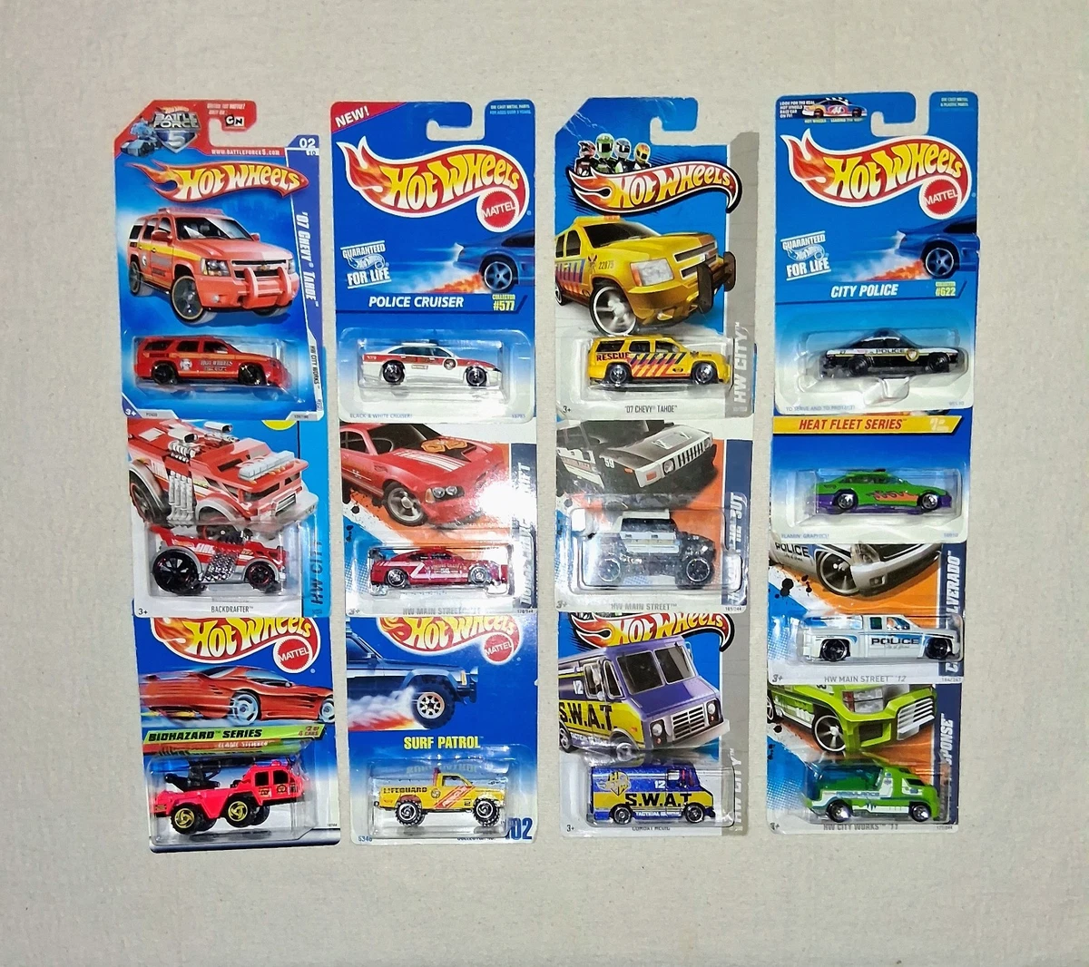 Hot Wheels Emergency! Contemporary Manufacture Diecast Cars