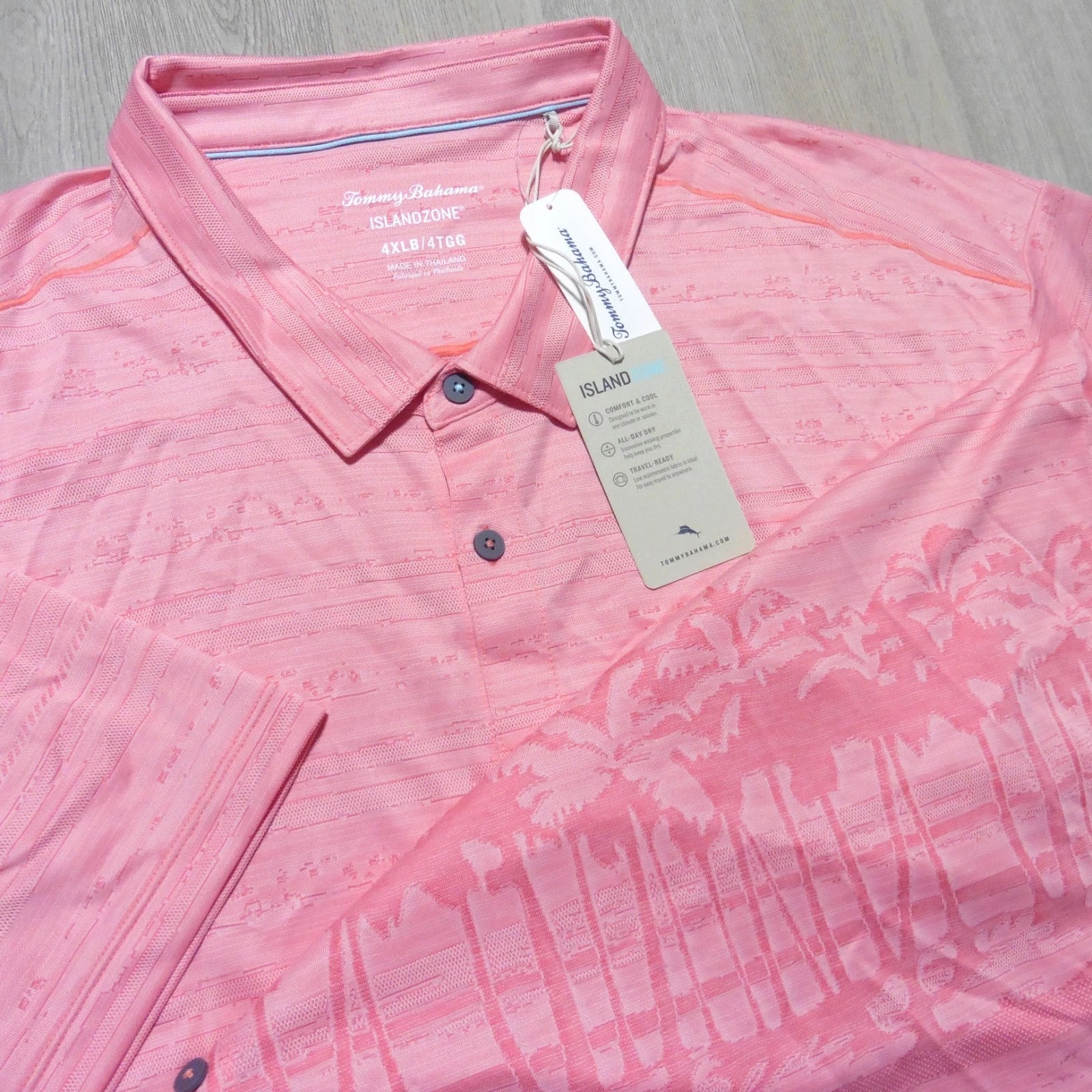 TOMMY BAHAMA Mens 4XLB 4XL BIG HAWAIIAN CAMP SHIRT PALM BLVD POLYESTER PALM TREE
Opens in a new wind