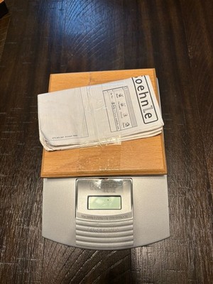 Soehnle Digital Kitchen Scale 5kg / 11lb   Wood Platform   Tested Working
