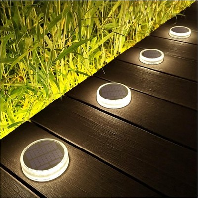 4er Set outdoor solar landscape lights 4000K white  durable easy install