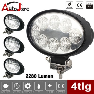 4 X 24W LED Arbeitsscheinwerfer Offroad Scheinwerfer JEEP Bagger Traktor 12V 24V