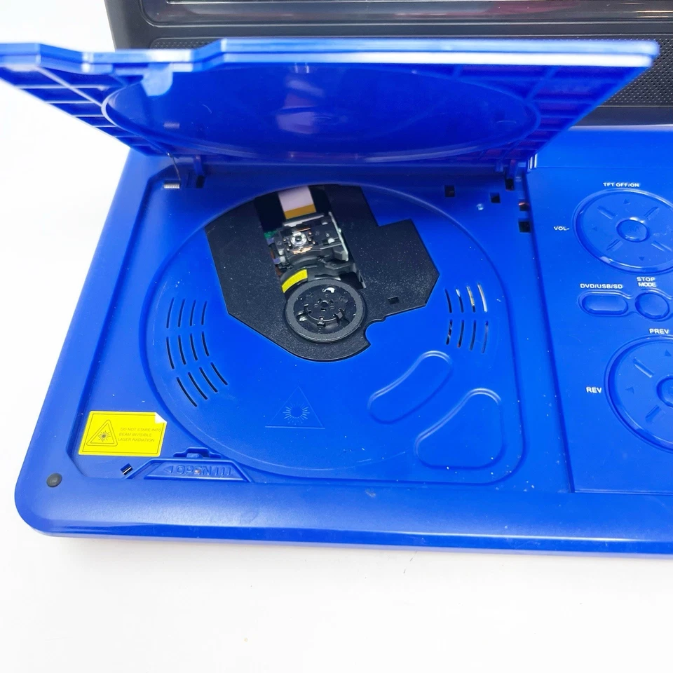 DB POWER PORTABLE DVD PLAYER BLUE 11.5" 9" SCREEN MODEL PD928 - Image 4 of 4