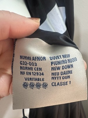 moncler x off white Reflective Jacket Windbreaker Womens 2 Medium