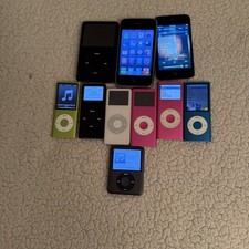 Lot Of 9 Apple iPod Nano/Touch BROKEN  For Parts/Repair-Only  Read Info Below   