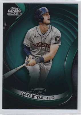 2022 Topps Chrome Black Green Refractor /99 Kyle Tucker #87 0su2