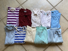Lot of 10 Vintage Clothes Mainly Shirts Womens S M Assorted Colors