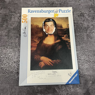 Mona Beana Mr Bean Ravensburger 500 Piece Puzzle Rare Vintage 1998