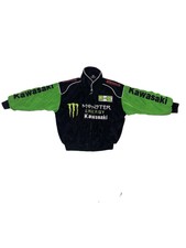 Kawasaki Boys Youth Black Monster Embroidered...