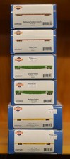 Lot of 6 Athearn Assorted HO Flat Cars  Mill Gondola Colors 85' 65'  60'