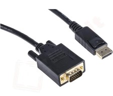 Cavo Adattatore DP to Vga DP-VGA1.8M, CONVERTITORE DISPLAY PORT a VGA MONITOR 1,