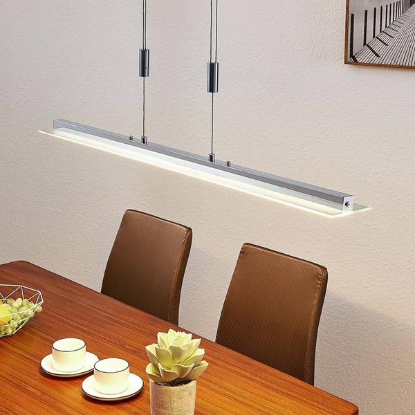 Lindby Led Pendelleuchte HöHenverstellbar, Lichtfarbe Einstellbar, Mit Touchdimm-image