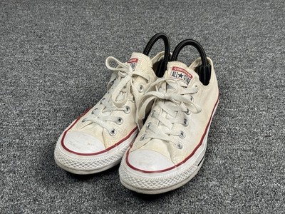 Coverse All Star Sneaker Shoe Low Top Womens Size 9 Mens Size 7 White Canvas