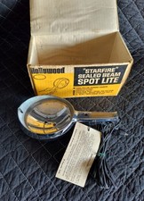Starfire Triple Chrome 12v Sealed Beam Spot Light Lite Rat Rod Vintage Excellent