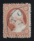 CKStamps: US Stamps Collection Scott#25 3c Washington Used