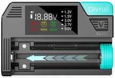 Universal Battery Tester, Dlypow Small Digital Battery Checker with LCD Displ...