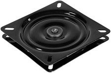 360-Degree Flat Boat Seat Swivel Black