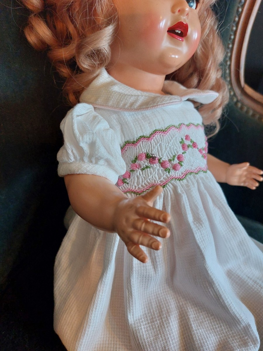 PAR AMOUR DES POUPEES : NADINE A FOSSETTES, 43 cm, 1961, RAYNAL