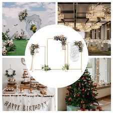 Modern Metal Wedding Backdrop Stand Freestanding Flower Display Frame 3  Size Kit