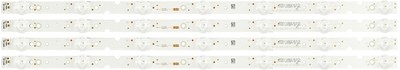Back Light 50D6-3030-4X7-LX20180417 6B01M001LK00R (4) Strips for TCL 50S421LDAA