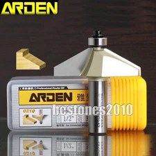ARDEN 25 Degree Chamfer Bevel Edging Router Bit 1/2×1/4×25° Hose Nose 1/4" bit