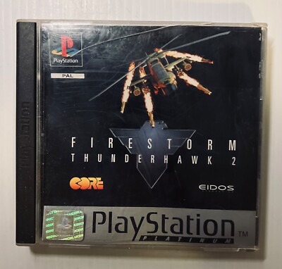 FIRESTORM THUNDERHAWK 2 SONY PS1 PSX PLAYSTATION PAL MINT