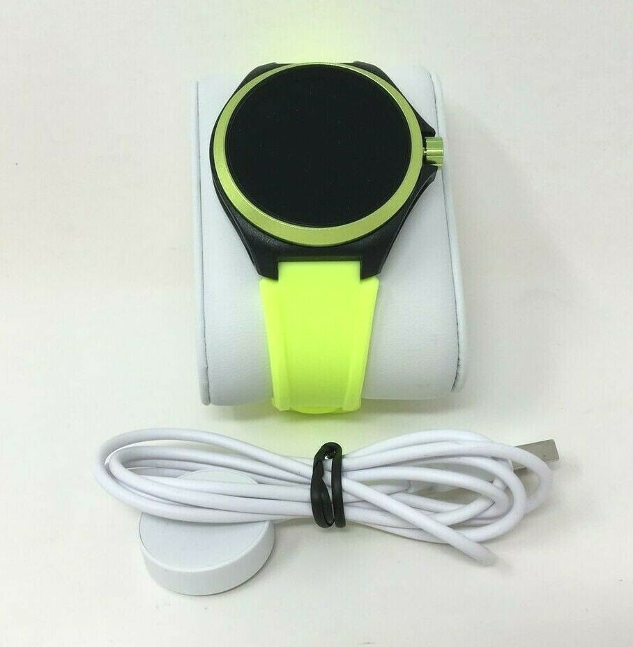 PUMA Neon Yellow Silicone Touchscreen GPS HR Smartwatch 44mm PT9101 for  sale online | eBay