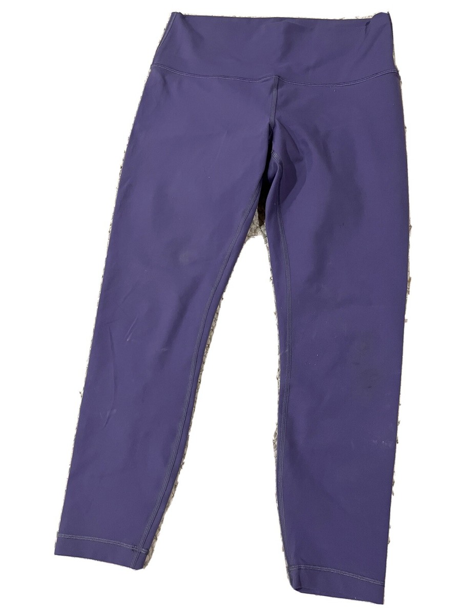 LULULEMON PURPLE QUARTZ 25” LEGGINGS, Full-on Luon Size 10