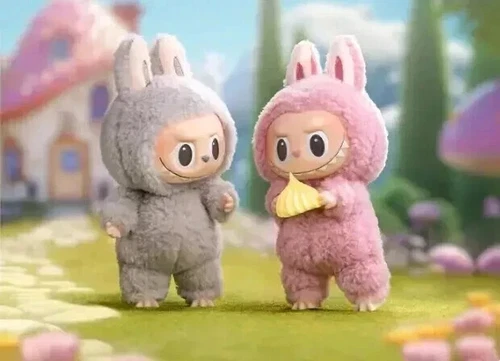 Autentico POP MART Labubu The Monsters Ecciting Macaron Peluche Giocattoli Confermati - Foto 7 di 30